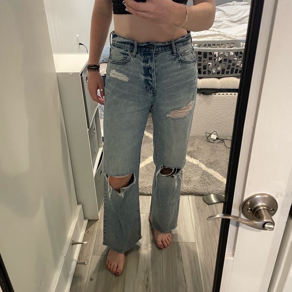 Hidden wide leg jeans